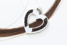 Load image into Gallery viewer, Heart Shaped Horse Hair Pendant
