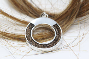 Horse Hair Circle Pendant