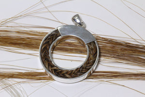 Horse Hair Circle Pendant