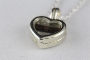 Mini Heart Locket Pendant & Charm