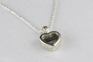 Mini Heart Locket Pendant & Charm
