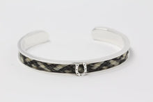 Load image into Gallery viewer, Silver Horse Shoe Bracelet - Wide