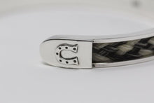 Load image into Gallery viewer, Silver Horse Shoe Bracelet - Wide